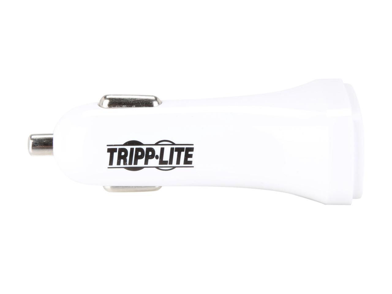 Tripp Lite U280-C02-S2 Dual-Port USB Car Charger for Tablets and Cell Phones, 5V 4.8A (24W)