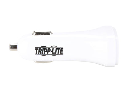 Tripp Lite U280-C02-S2 Dual-Port USB Car Charger for Tablets and Cell Phones, 5V 4.8A (24W)