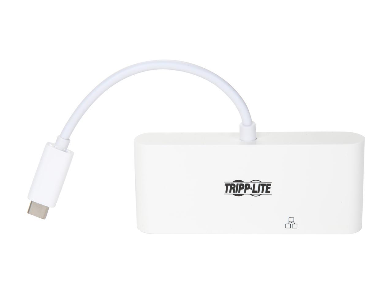 Tripp Lite USB C to DVI Multiport Adapter Converter Hub 6in USB Type C to DVI (U444-06N-DGU-C)