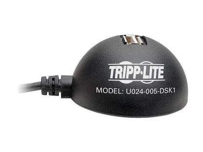 Tripp Lite 1-Port USB 2.0 Hi-Speed Desktop Extension Cable (M/F), USB Type-A, 5 ft. (U024-005-DSK1)
