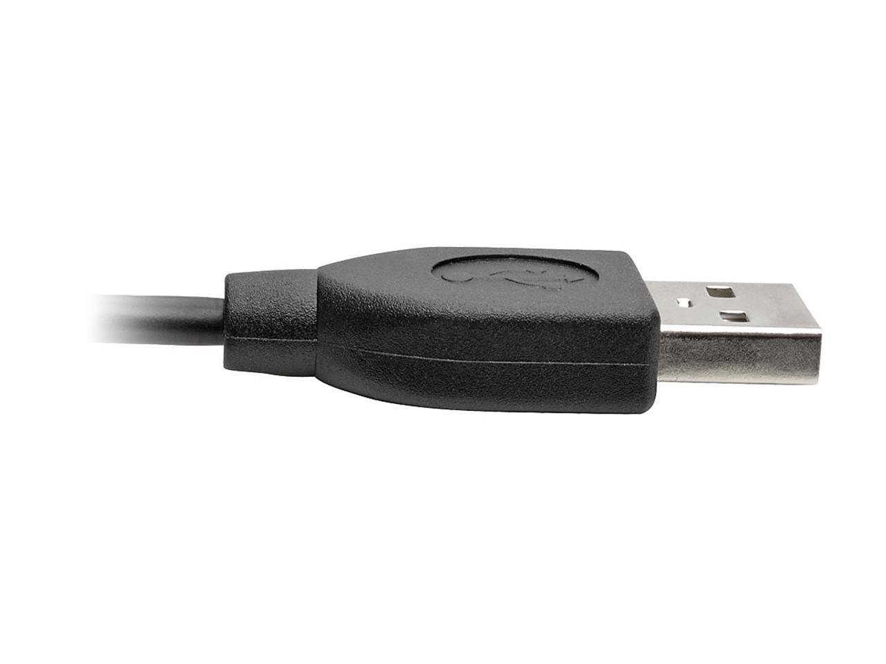 Tripp Lite 1-Port USB 2.0 Hi-Speed Desktop Extension Cable (M/F), USB Type-A, 5 ft. (U024-005-DSK1)