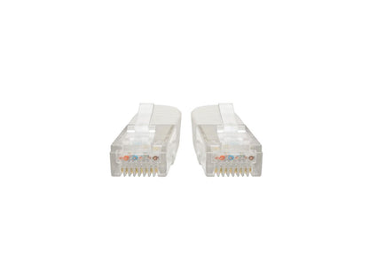 Tripp Lite 2ft Cat6 Gigabit Molded Patch Cable RJ45 M/M 550MHz 24 AWG White