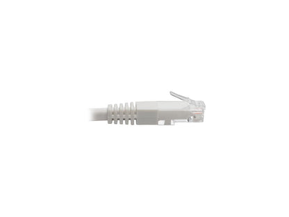 Tripp Lite 2ft Cat6 Gigabit Molded Patch Cable RJ45 M/M 550MHz 24 AWG White
