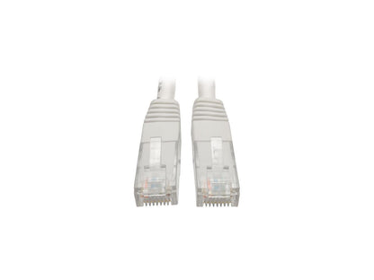 Tripp Lite 15ft Cat6 Gigabit Molded Patch Cable RJ45 M/M 550MHz 24AWG White