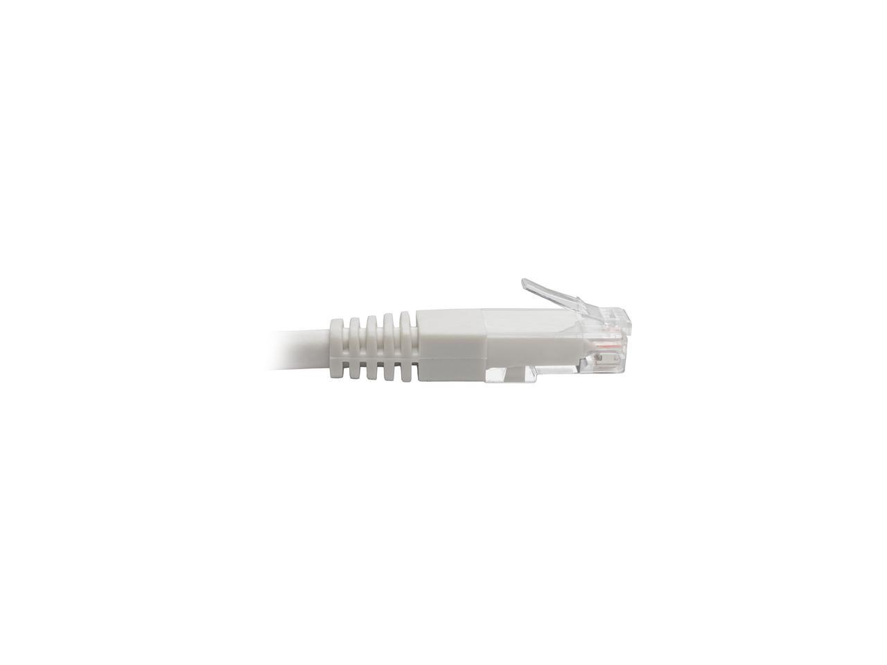 Tripp Lite 15ft Cat6 Gigabit Molded Patch Cable RJ45 M/M 550MHz 24AWG White