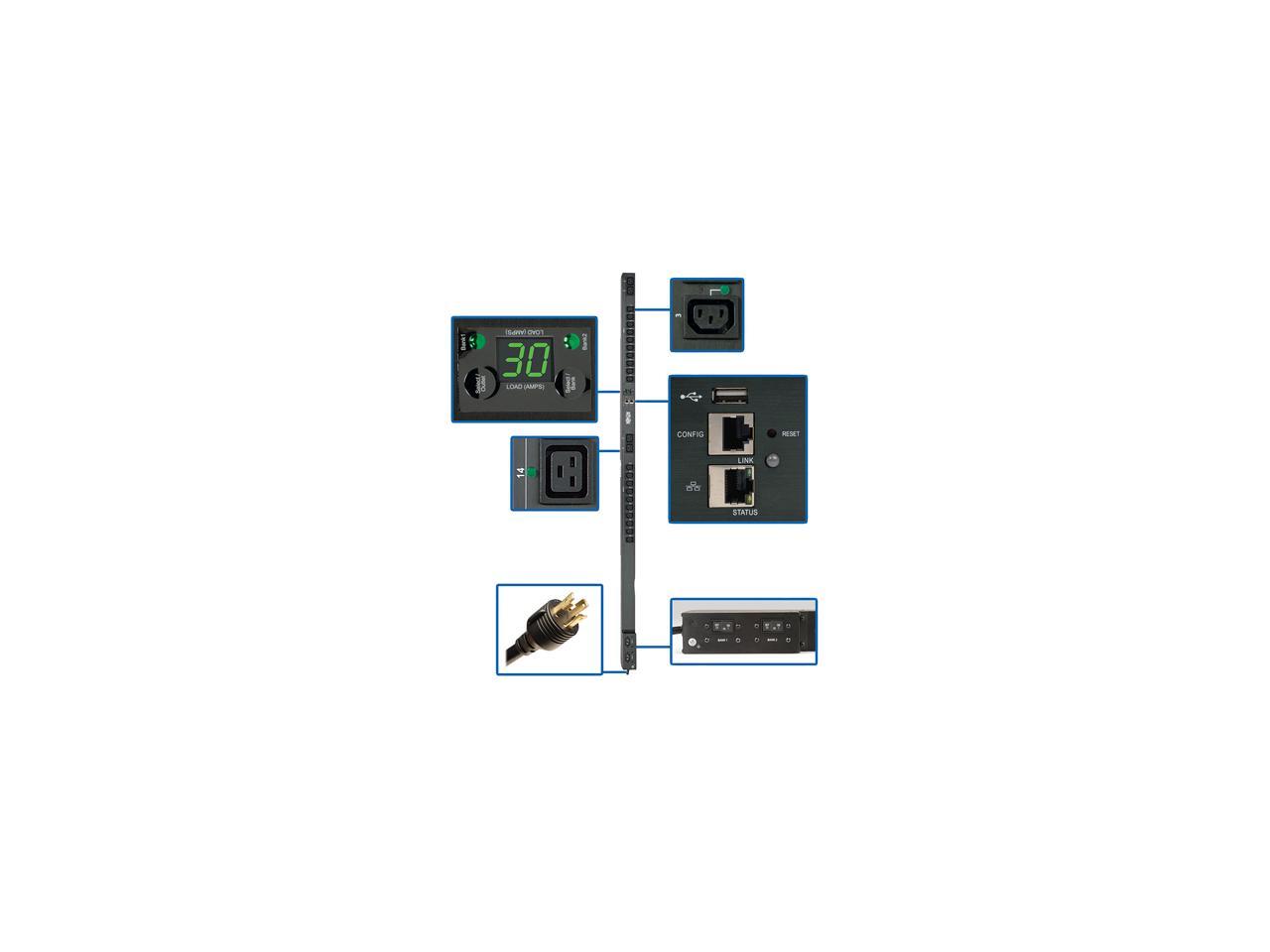 Tripp Lite PDUMVR30HVNETLX 24-Outlet PDU