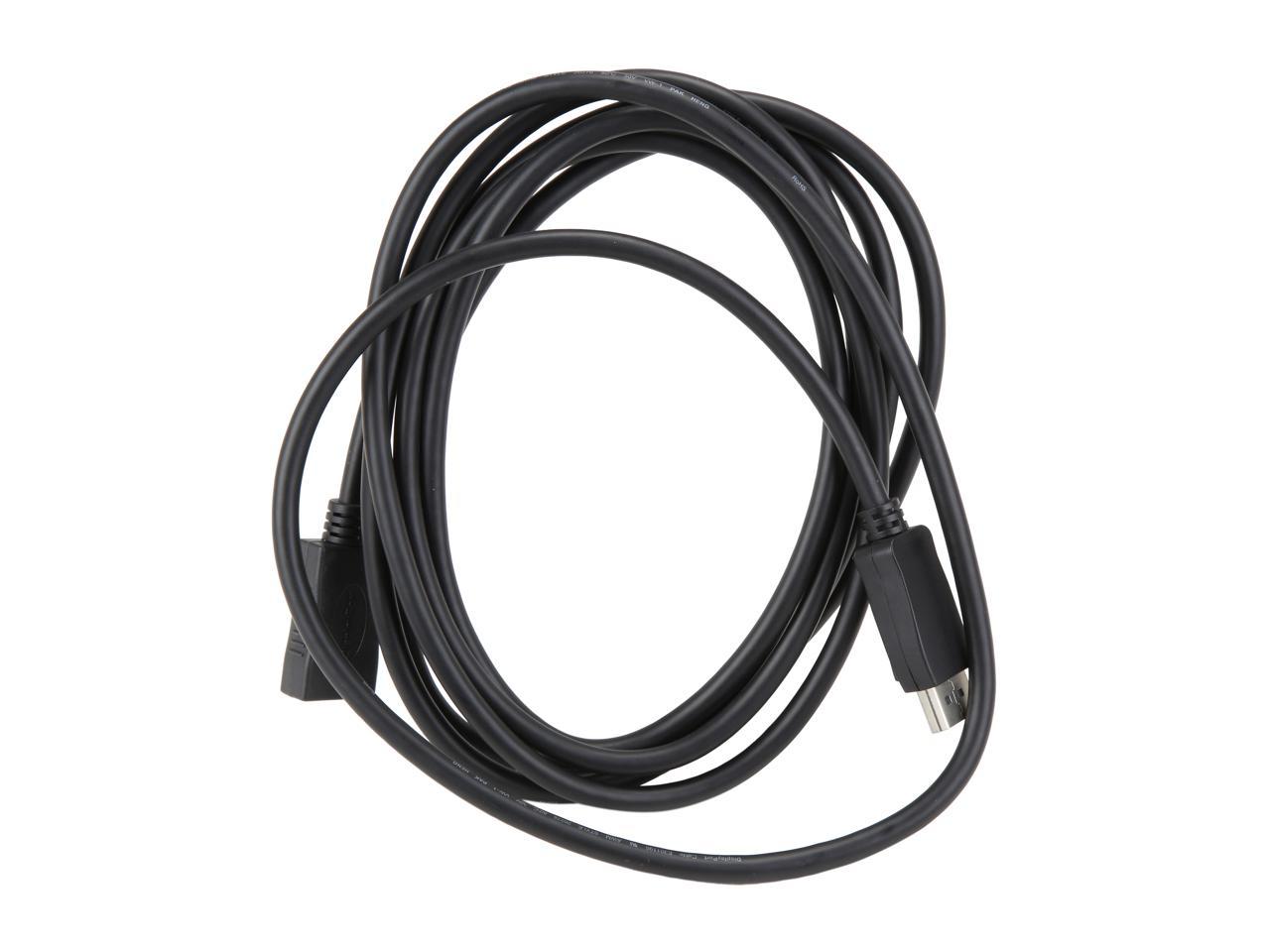Tripp Lite P579-010 10 ft. Black DisplayPort Extension Cable with Latch, 4K x 2K (3840 x 2160) @ 60 Hz, HDCP 2.2 (M/F) Male to Female