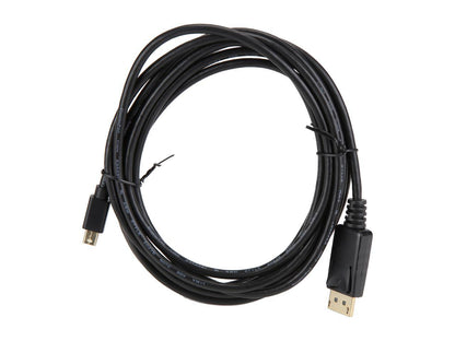Tripp Lite Mini DisplayPort to DisplayPort 1.2 Adapter Cable 4K @ 60Hz 10 ft. (P583-010-BK)