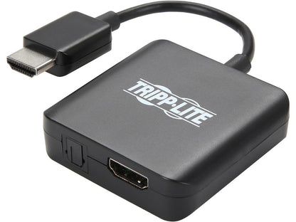 Tripp Lite P130-06N-AUDIO UHD 4K x 2K @ 30 Hz HDMI Audio De-Embedder/Extractor with Built-In HDMI Cable