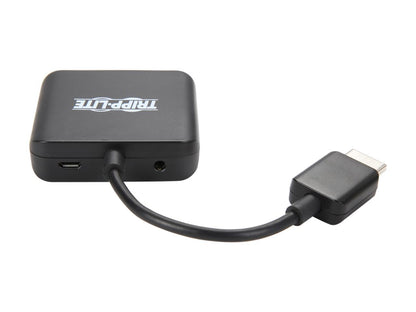 Tripp Lite P130-06N-AUDIO UHD 4K x 2K @ 30 Hz HDMI Audio De-Embedder/Extractor with Built-In HDMI Cable