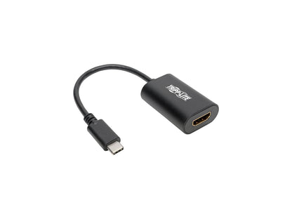 Tripp Lite U444-06N-HD4K6B USB-C to HDMI 4K External Video Adapter (M/F), Thunderbolt 3 Compatible, 4K x 2K (4096 x 2160) @ 60 Hz, 6 in.