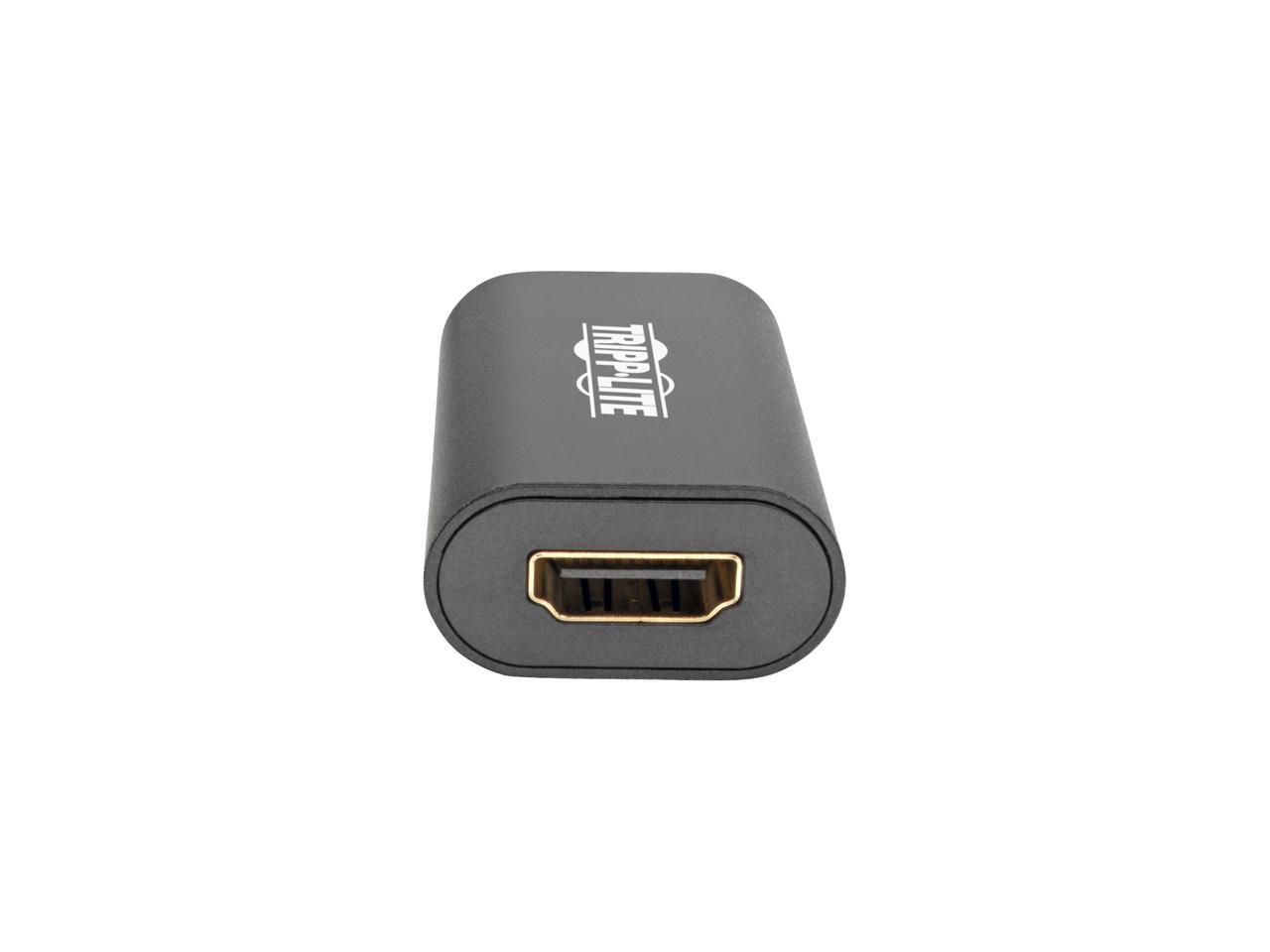 Tripp Lite U444-06N-HD4K6B USB-C to HDMI 4K External Video Adapter (M/F), Thunderbolt 3 Compatible, 4K x 2K (4096 x 2160) @ 60 Hz, 6 in.