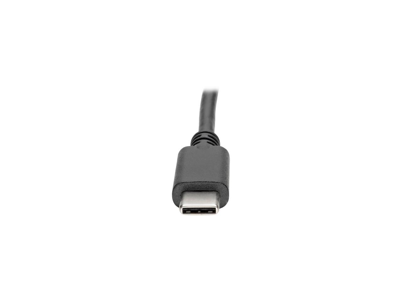 Tripp Lite U444-06N-HD4K6B USB-C to HDMI 4K External Video Adapter (M/F), Thunderbolt 3 Compatible, 4K x 2K (4096 x 2160) @ 60 Hz, 6 in.