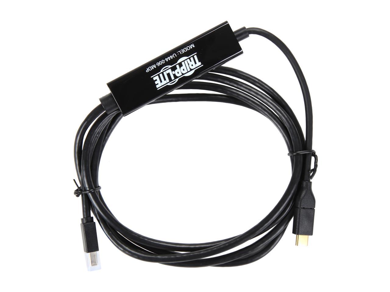 Tripp Lite USB C to Mini DisplayPort 4K Adapter Cable USB Type C to mDP 6ft (U444-006-MDP)