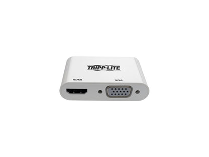 Tripp Lite USB C to HDMI / VGA Multiport Adapter Converter 4K, USB Type C (U444-06N-HV4K)