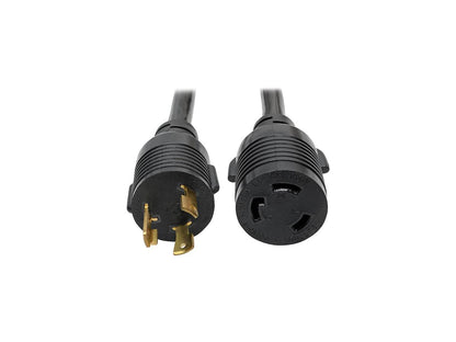 Tripp Lite L6-30P to L6-30R Heavy-Duty Extension Cord - 30A, 250V, 10 AWG, 14 ft., Black (P041-014)