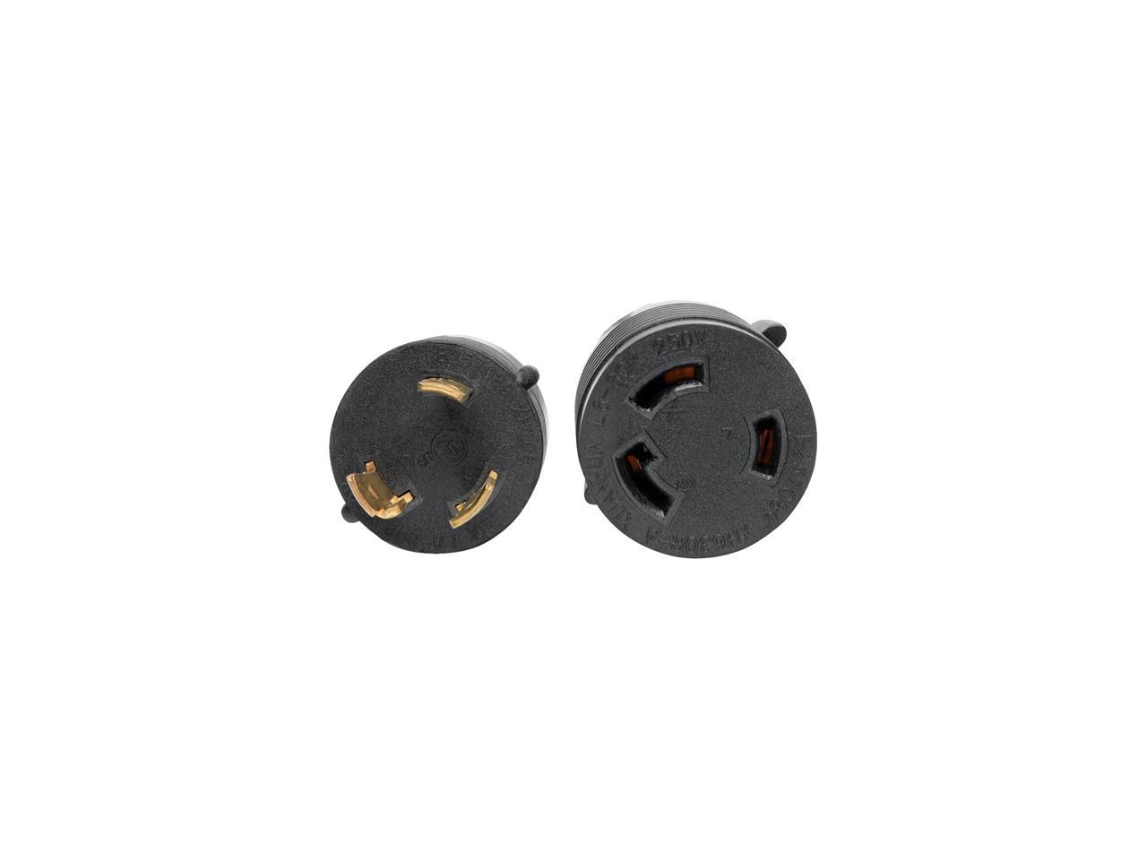 Tripp Lite L6-30P to L6-30R Heavy-Duty Extension Cord - 30A, 250V, 10 AWG, 14 ft., Black (P041-014)