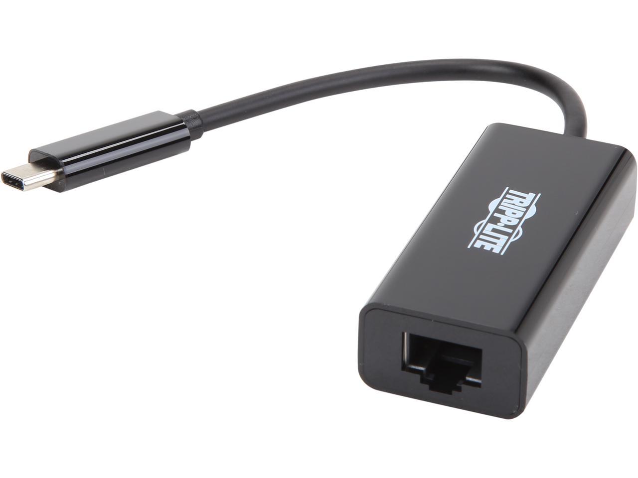 Tripp Lite USB C to Gigabit Ethernet Adapter USB Type C to Gbe 10/100/1000 (U436-06N-GB)