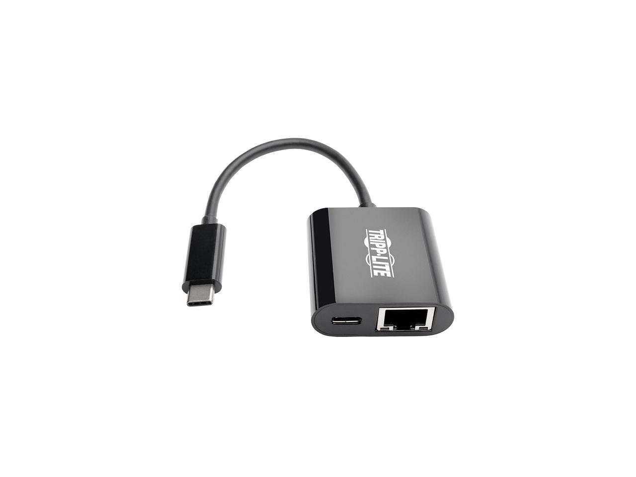Tripp Lite USB C to Gigabit Ethernet Adapter USB Type C to Gbe PD Charging (U436-06N-GB-C)