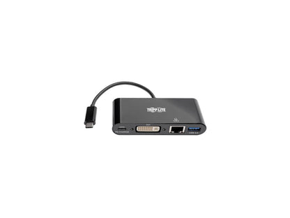 Tripp Lite USB C to DVI Multiport Adapter Converter Dock USB Type C to DVI (U444-06N-DGUB-C)