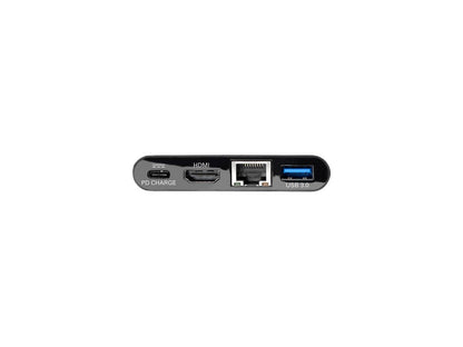 Tripp Lite USB C to HDMI Multiport Adapter Dock 4K USB Type C to HDMI Black (U444-06N-H4GUBC)