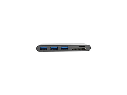 Tripp Lite USB C Hub Multiport w/ 3x USB-A Hub Micro SD, SD/MMC Card Reader (U460-003-3AMB)