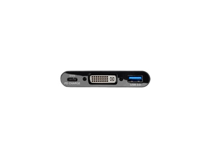 Tripp Lite USB C to DVI Adapter USB Hub & PD Charging USB Type C to DVI 6in (U444-06N-DUB-C)