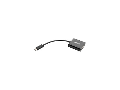 Tripp Lite USB C to DVI Adapter Converter 1080P M/F Black USB Type C to DVI (U444-06N-DVIBAM)