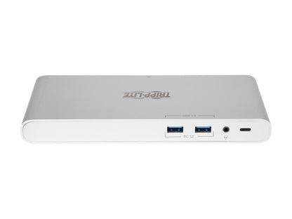 Tripp Lite USB C Docking Station w/USB Hub HDMI VGA DP Gbe PD Charging 4K (U442-DOCK4-S)
