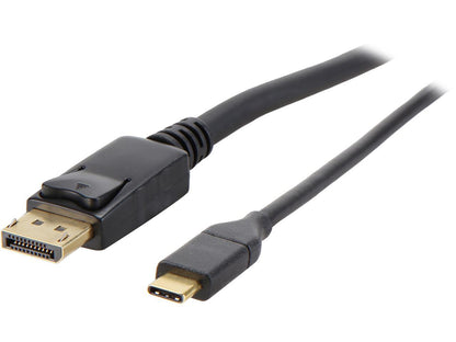 Tripp Lite USB C to DisplayPort 4k Adapter Cable USB Type C to DP M/M 6ft (U444-006-DP)