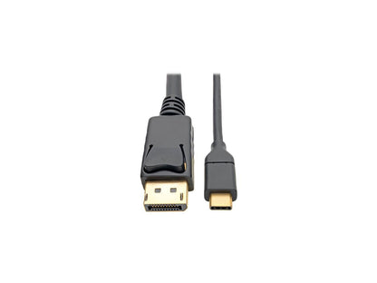 Tripp Lite USB C to DisplayPort 4k Adapter Cable USB Type C to DP M/M 3ft (U444-003-DP)