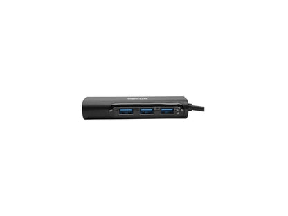 Tripp Lite USB C Multiport Hub Adapter w/ 3 USB-A, Gbe Black USB Type C (U460-003-3A1GB)