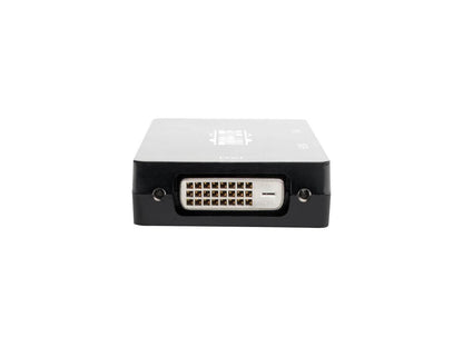 Tripp Lite USB C Multiport Adapter HDMI / DVI / VGA 4Kx2K USB Type C Black (U444-06N-HDV4KB)