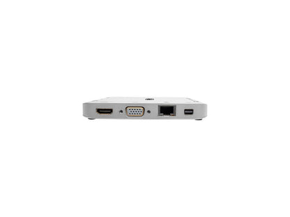 Tripp Lite USB C Docking Station w/ USB Hub mDP HDMI VGA GbE PD Charging 4K (U442-DOCK2-S)