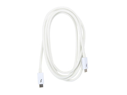 StarTech.com TBLT3MM2MW Thunderbolt 3 Cable - 6 ft / 2m - White - 4K 60Hz - USB C Charger - USB C to USB C Cable - USB-C Charge Cable