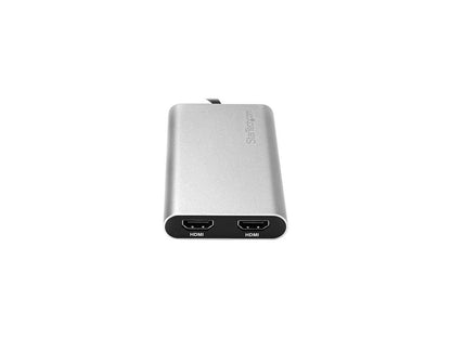 StarTech.com TB32HD24K60 Thunderbolt 3 to Dual HDMI Adapter- 4K 60Hz - Mac and Windows Compatible - USB C Adapter - USB C HDMI - Thunderbolt 3 to HDMI