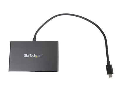 StarTech.com MSTCDP123HD 3-Port USB-C to HDMI MST Hub - 4K 30Hz - Multi-Monitor Video Splitter - Windows and Thunderbolt 3 Compatible (MSTCDP123HD)