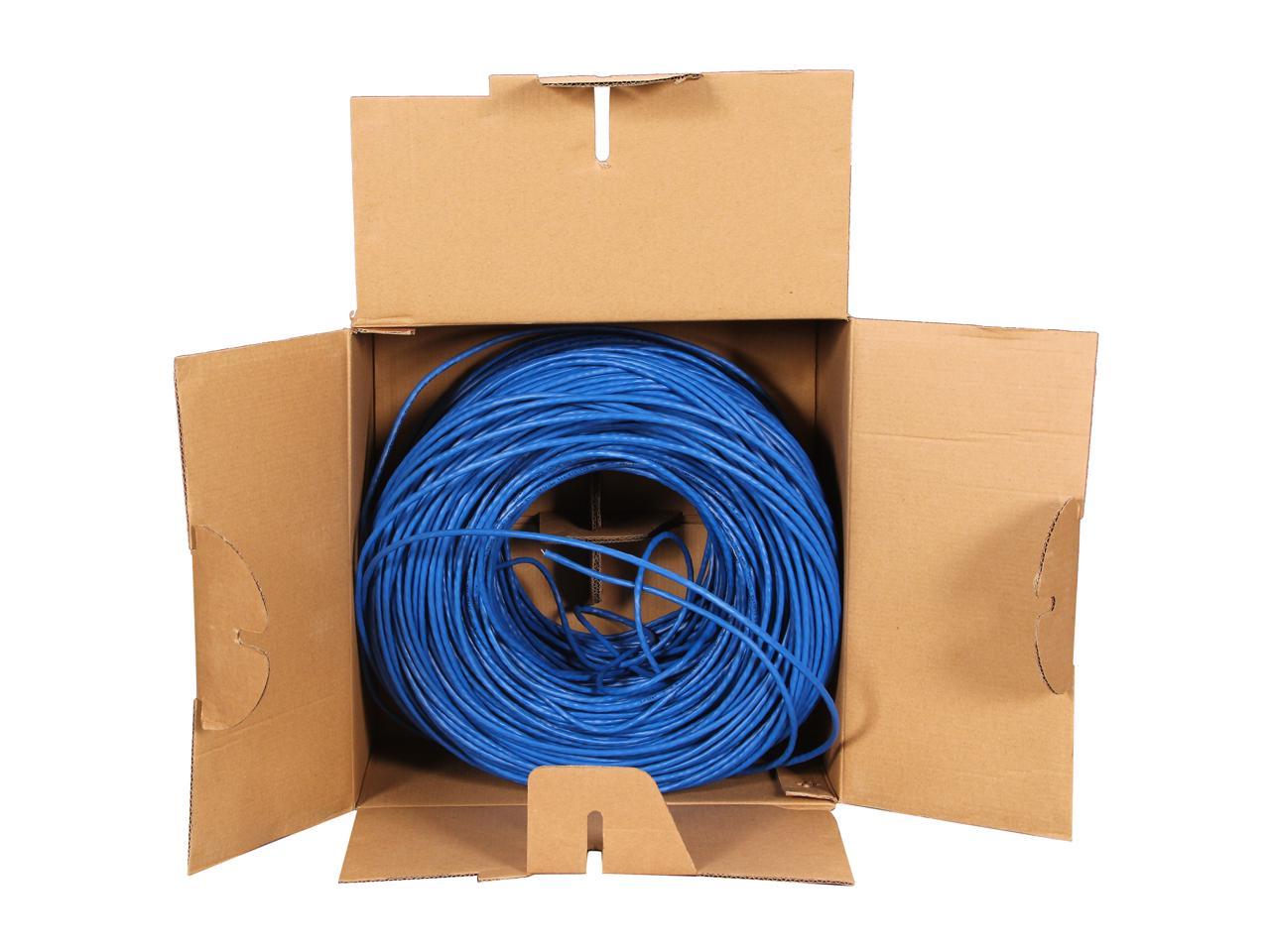 StarTech.com WIRC5ECMR 1000 ft Bulk Roll of Blue CMR Cat5e Solid UTP Cable