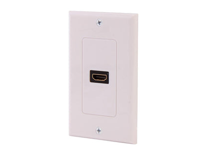 StarTech.com HDMIPLATE Single Outlet Female HDMI® Wall Plate -White