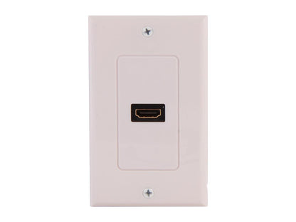 StarTech.com HDMIPLATE Single Outlet Female HDMI® Wall Plate -White