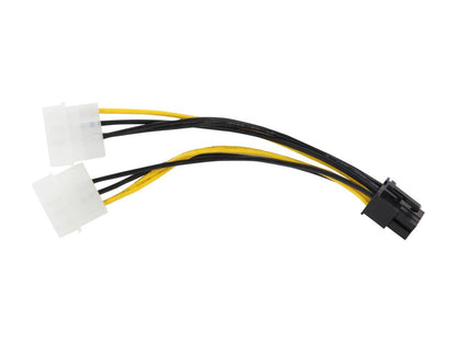 StarTech.com LP4PCIEX8ADP 6.1 in. LP4 to 8 Pin PCI Express Video Card Power Cable Adapter Male to Male