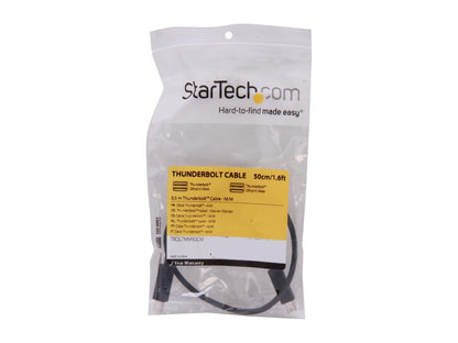StarTech.com Model TBOLTMM50CM 1.6 ft. (0.5m) Thunderbolt Cable Male to Male
