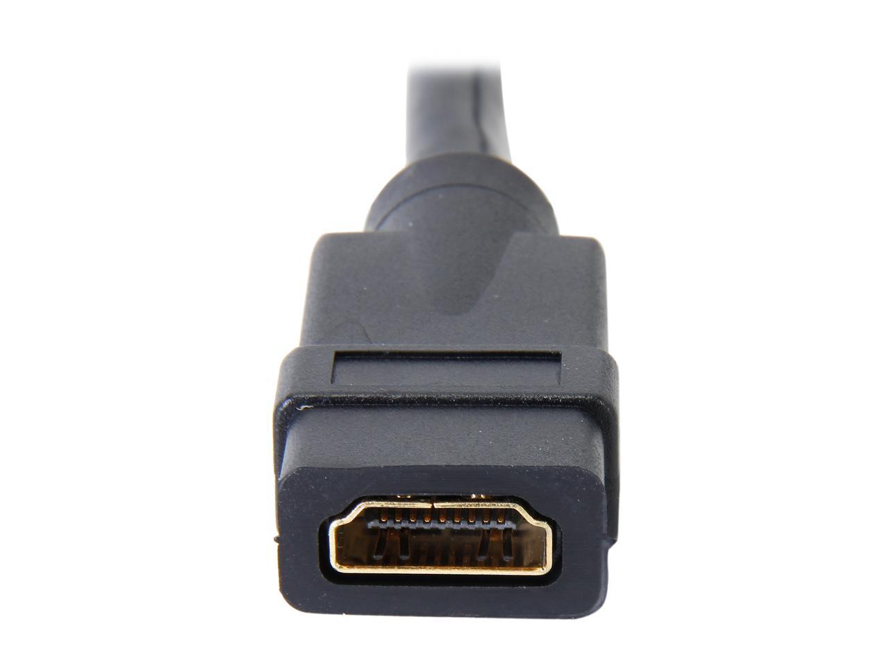 StarTech.com HDDVIFM8IN 8in HDMI to DVI-D Video Cable Adapter - HDMI Female to DVI Male - HDMI to DVI Dongle Adapter Cable