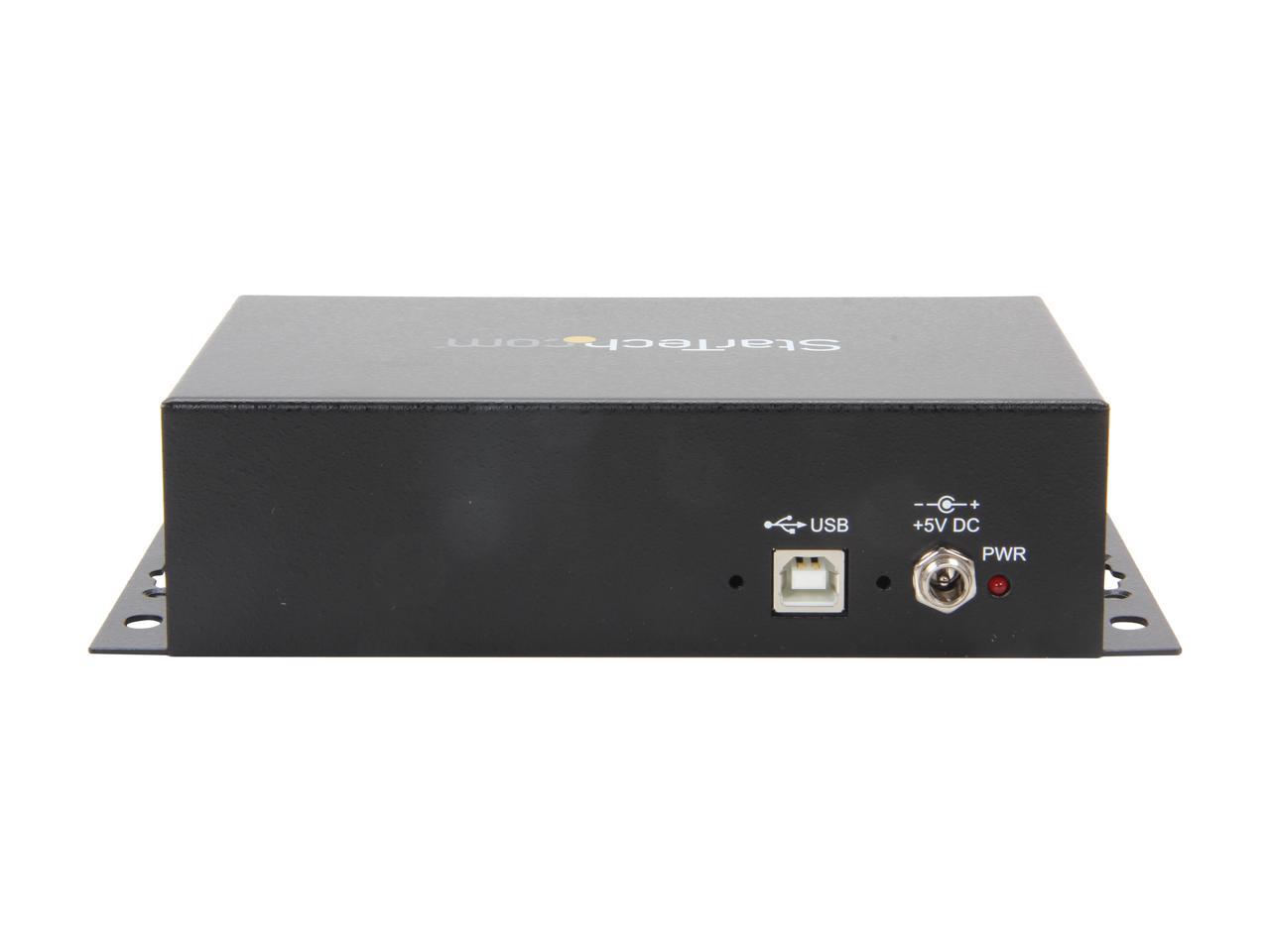 StarTech.com ICUSB2328I USB to Serial Adapter Hub - 8 Port - Industrial - Wall Mount - Din Rail - COM Port Retention - FTDI USB to RS232