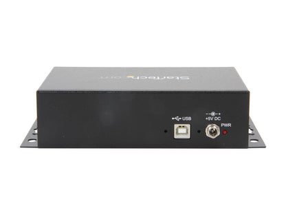 StarTech.com ICUSB2328I USB to Serial Adapter Hub - 8 Port - Industrial - Wall Mount - Din Rail - COM Port Retention - FTDI USB to RS232