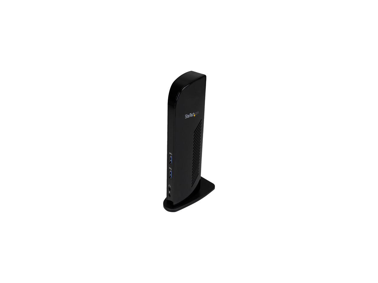 StarTech.com USB3SDOCKHD USB 3.0 Docking Station, Compatible with Windows / macOS, Supports Dual Displays, HDMI and DVI, DVI to VGA Adapter Included (USB3SDOCKHD) by StarTech.com.com