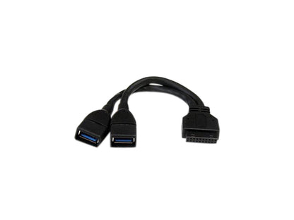 StarTech.com 2 Port Internal USB 3.0 Motherboard Header Adapter Cable