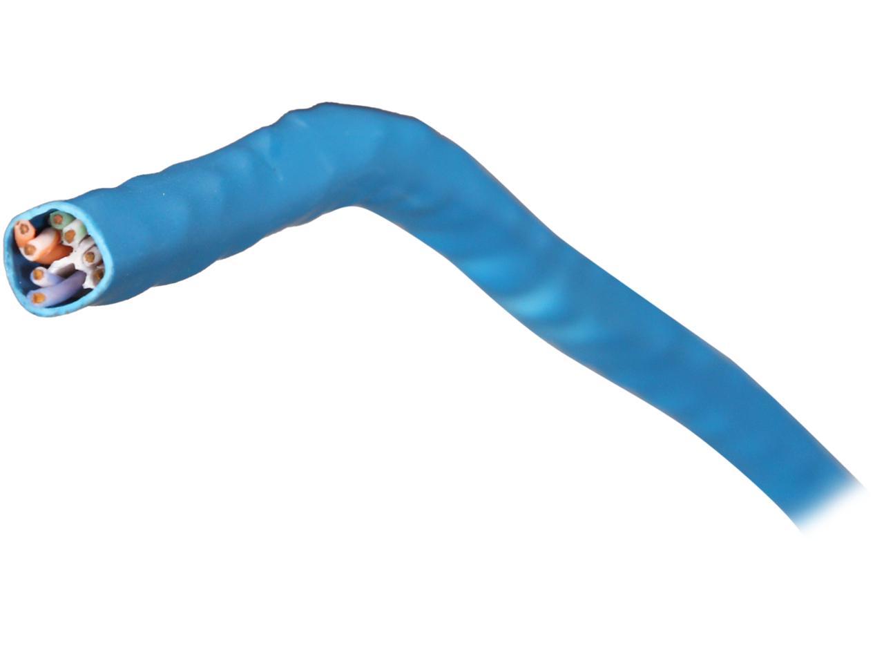 StarTech.com WIRC6CMPBLU 1000 ft Roll of Blue Plenum CMP Cat 6 Solid UTP Bulk Cable - CMP/FT6 Plenum Fire Rating - ETL Verified - 23 AWG - 1000ft Cat6
