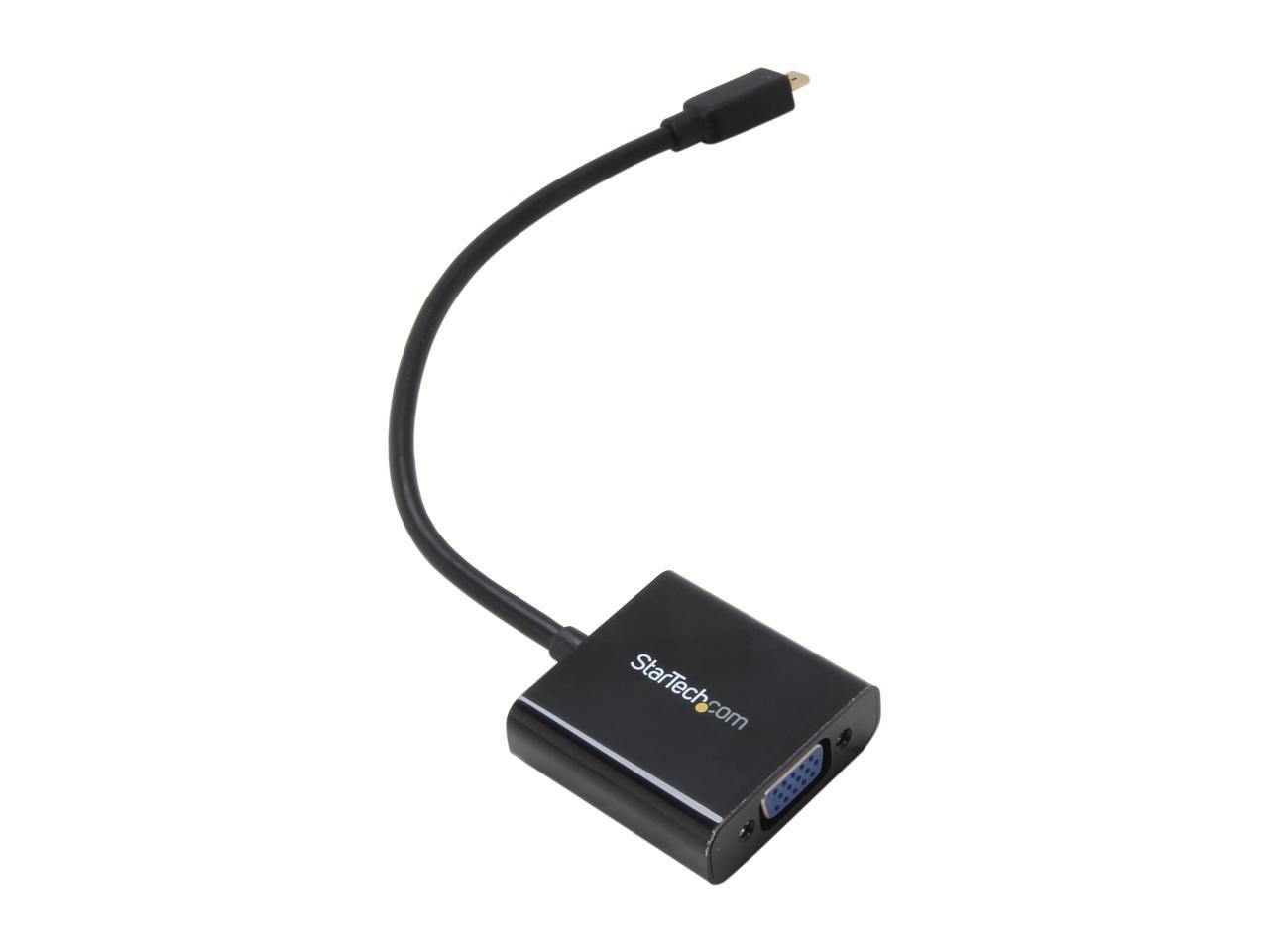StarTech.com MCHD2VGAE2 Micro HDMI to VGA Adapter Converter for Smartphones / Ultrabook / Tablet - 1 pack