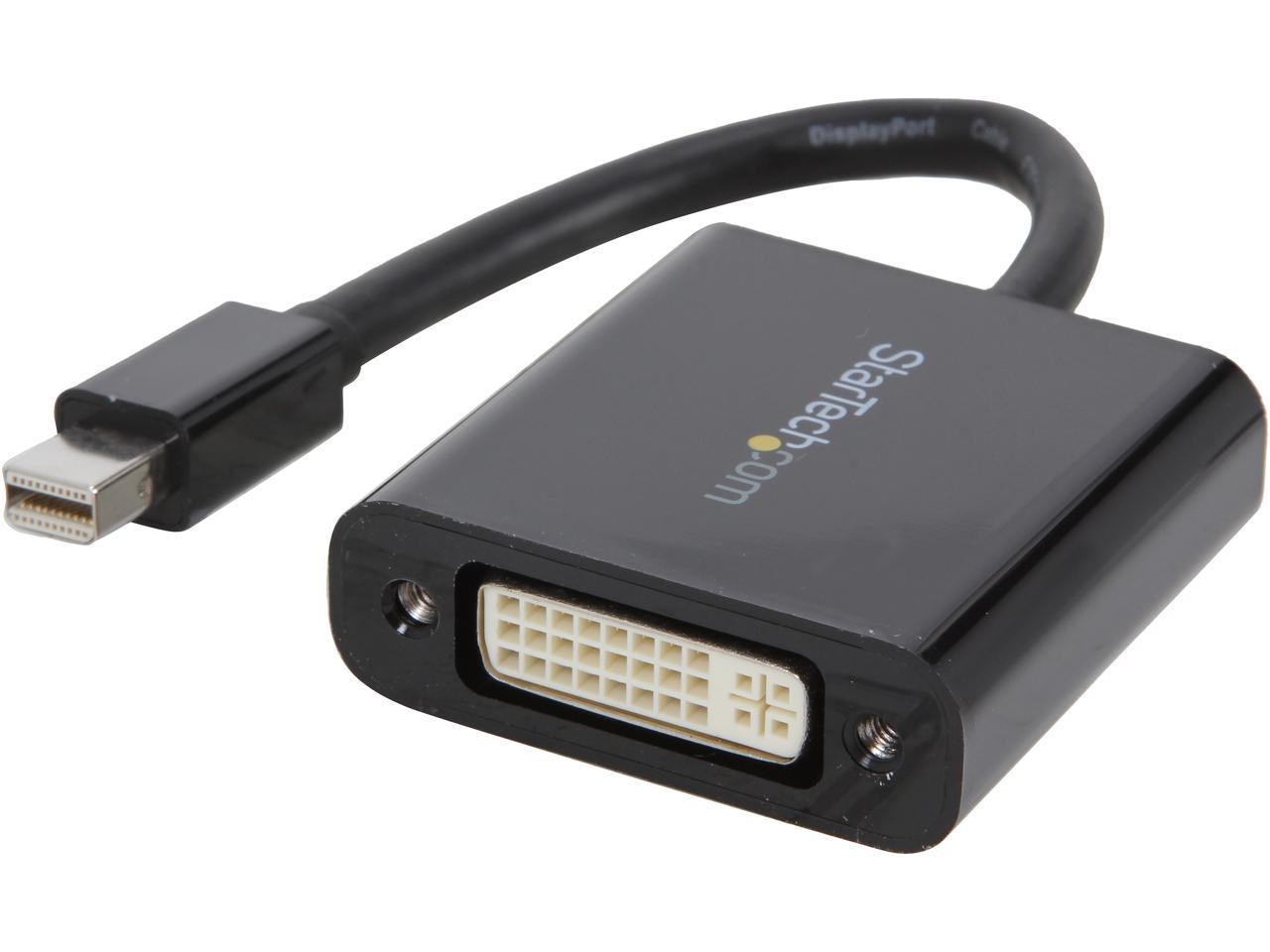 StarTech.com MDP2DVI3 Mini DisplayPort to DVI Adapter - 1920x1200 - 1080p - Dongle - Monitor Adapter - Mini DisplayPort Adapter - Mini DP to DVI